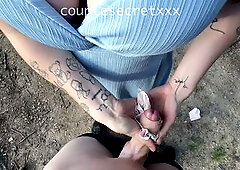 OUTDOOR TUGJOB kink with JEWELRY BAG ??