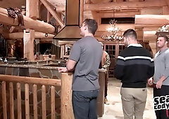 SeanCody - Lane & athletic jock Brodie creampie sex tape