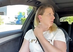 Seductive Julia Winter gets pounded by strangers without a condom in the industrial area! Cum on your face and back to the office!