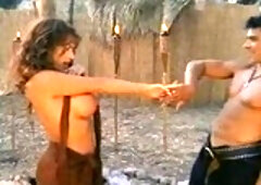 Even though she mast be punished, a young member of a tribe cannot resist her passion.