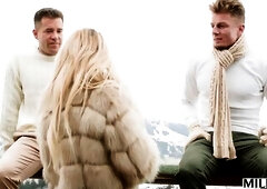 MILFY Bosses Wife Brandi Love Gets Spit-Roasted By Recent Hires At Company Retreat