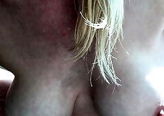 Big boob brunette masturbates on webcam