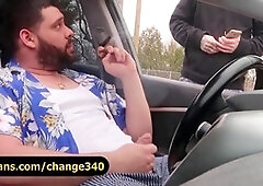 Raw fuck, stocky dude, chub