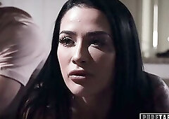 PURE TABOO Vulnerable Ebony Teen Jenna Foxx Fulfills Her Horny Roommates' Threesome Needs PART 1