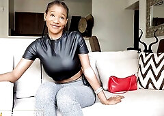 Amateur Black Afro Refugee Banged By Giant Dick European Modeling Agent!