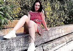 Talked a Sexy Stranger into a Oral-job and Drenched Her Face in Cum