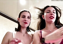 Puff cheek seduction tease POV: watch us twins puff air into throats, cheeks puffing, lips flapping, puff cheek seduction tease POV playful seduction.