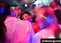 Girl lesbians dancing erotically and masturbating their slick vaginas in public in a club