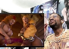 Large Breast Transgender Sif And Thrud Banging And Cumming Jointly Inside An Onahole