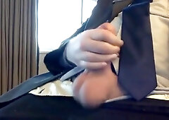 29 Suited older gay jerks off 5