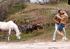 FALCON STUDIOS Muscle Guys Fucking Countryside