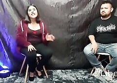 CUCKOLD WATCHES HIS WIFE BEING DRILLED IN FRONT OF HIM