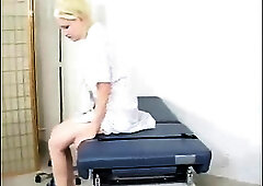 Blonde babe and a doc