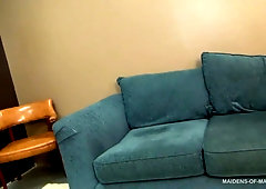 Milf tries to knockout blonde - Rebecca love in lesbian femdom session with grandma