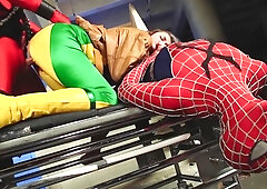 Sweetheart with big bottom Allie Haze fucked in a cosplay action