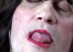 Old lady Sveta. Close up. 2021-03-16