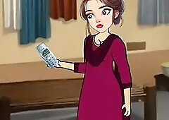 Husband Wife and Maid Gangu Bai Ki Chudai Ki Story, Hindi Cartoon Sex Story