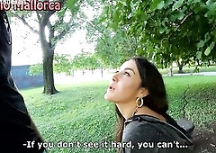 Asking A Random Argentinian Cutie To Rate My Rod in Public!