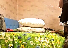 Screwing machine stretches anal