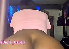 6&#x2F;8 Thicc ebony ride dildo