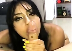 Girl with big ass jumps on my cock