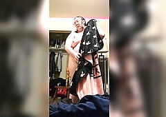 Cand!d Sandra big beautiful woman mother i'd like to fuck recent out the shower and trickling juicy