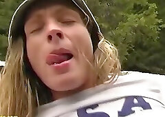 horny german lesbian ski bunnies are ready for extreme rough outdoor anal groupsex orgy in the mount