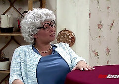 Mature milfs parody classic sitcom drama with steamy threesome and oral play