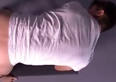 A handsome guy tied up and severely punished