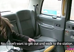 Posh Lesbo gets her Thrills from a Lesbo Taxi Driver - Female Fake Taxi