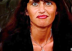 Lovely brunette beauty captivates with daring passionate intensity in intimate play