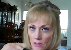 Hubby Watches Melanie Get Used