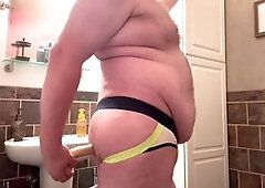 Rectal, chubby gay, big belly men