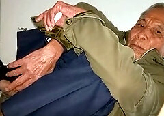 Mature man enjoys outdoor fun