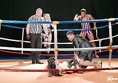 Horny Hostel with Wild Interracial Boxing Event - Tag Me In - Amalia Davis takes on BBC