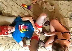 Sissy mega-slut caboose romped fuck stick home