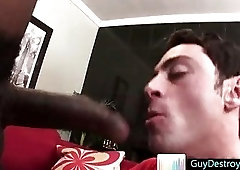 Huge Black Dick Needs Wider Mouth