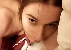 Brandi Eve Enjoys it Rock-Hard