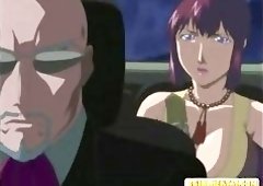 Shemale anime gets sucked her bigcock