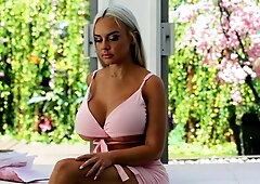 Sexy MILF Angelina Show Her Big Boobs And Fuc