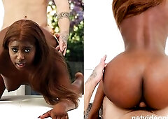 Ideal large butt on this marvelous exotic amateur who truly fantasies of being an influencer