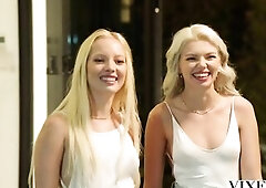 2 blondes, one chap, and nobody knows who is supposed to be jealous of who on this getaway. Ashby and Bella can work this out between 'em, but so