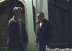 Euro stud facializes an older lover