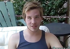 Hunk face bukkake creamed