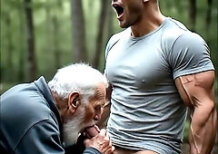 Young men cum, old men suck #04