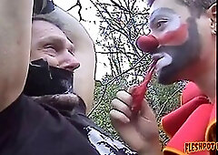 In english, gay bondage fuck, get hard