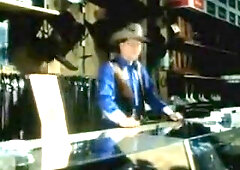 Brave cowboys barebacking each other