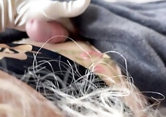 POV: squirmy little trans doxy masturbates and cums on her underware