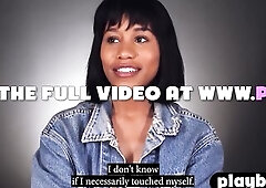 Large butt ebony hottie showed sexy bare body and mother I'd like to fuck enjoyed masturbation and finger banging