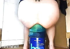 Worlds huge vagina swallows colossal sextoy to the banging base